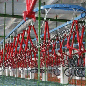 Cycle Frame Storage Overhead Conveyor