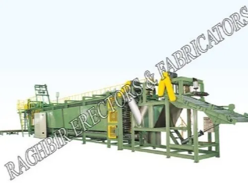 Rubber Sheet Cooling Line Batch Off Unit Machine, 1200 mm